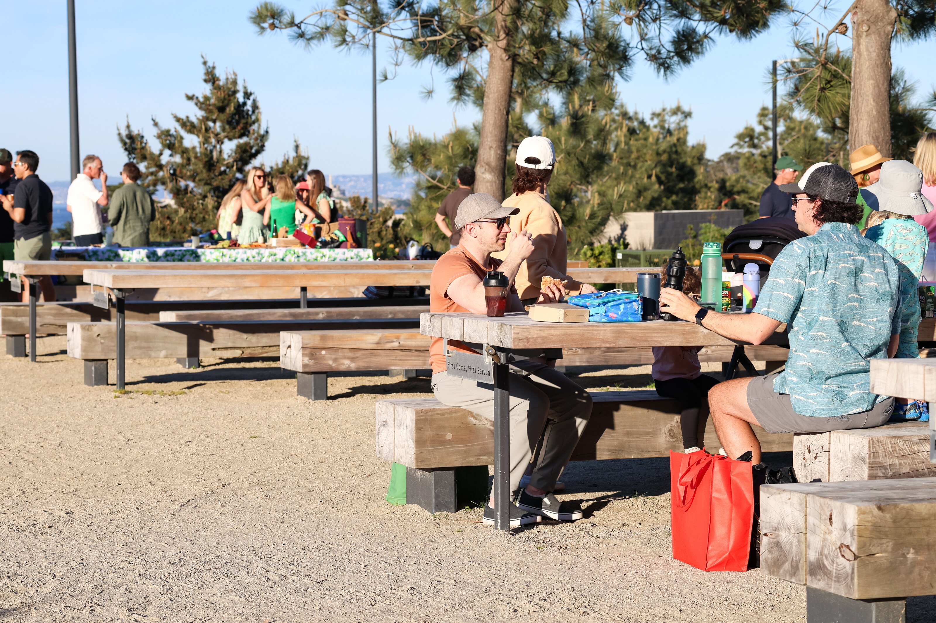 Picnic Tables at Presidio Tunnel Tops - Photo credit: Presidio Trust
