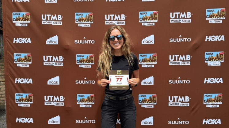 Bib pick-up for Canyons 100M, Auburn, CA