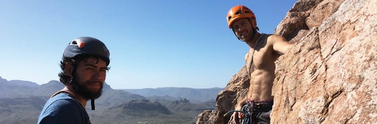 Tomas and Joey on the Second ascent of Lolita